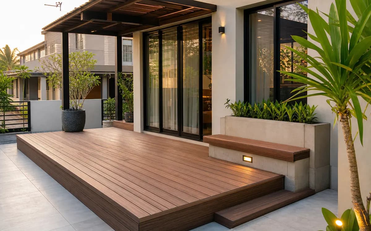 Deck and patio construction support for Mysore homes